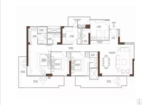 Sobha Strada Retail Space Floor Plan